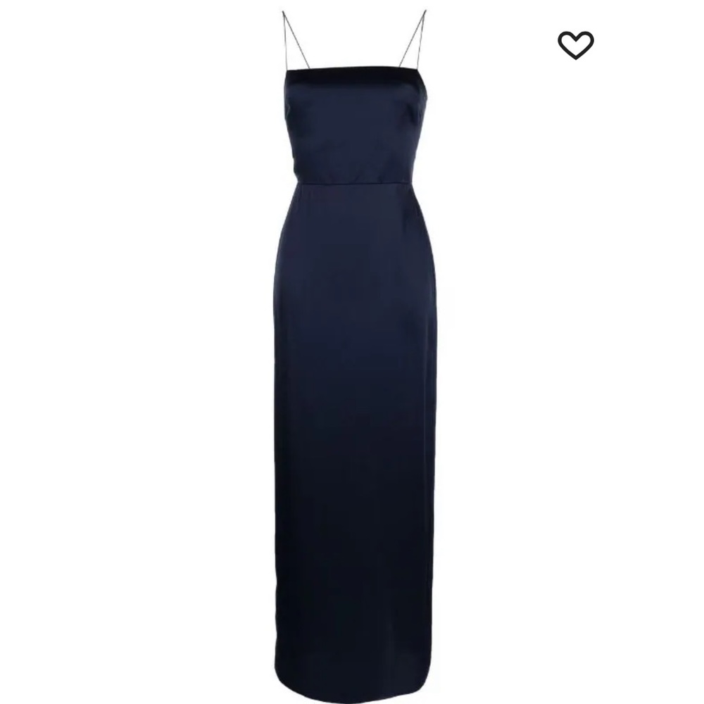 Reformation Frankie Silk Dress - Black